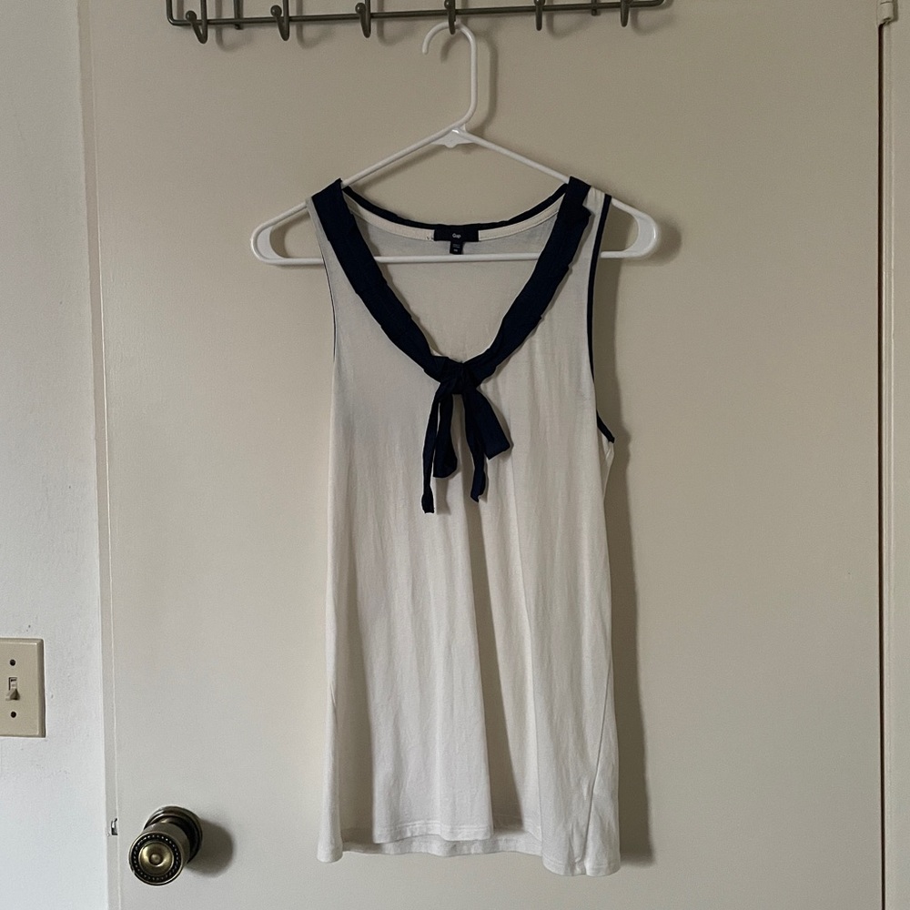 Gap tie tank top